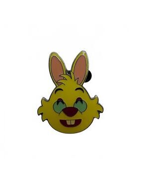 Disney Pin - White Rabbit - Alice in Wonderland - Emoji Blitz Grin